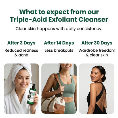 Triple-Acid Exfoliant Cleanser